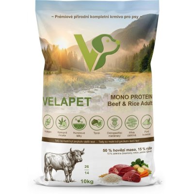 VELAPET Beef & Rice Adult 10kg
